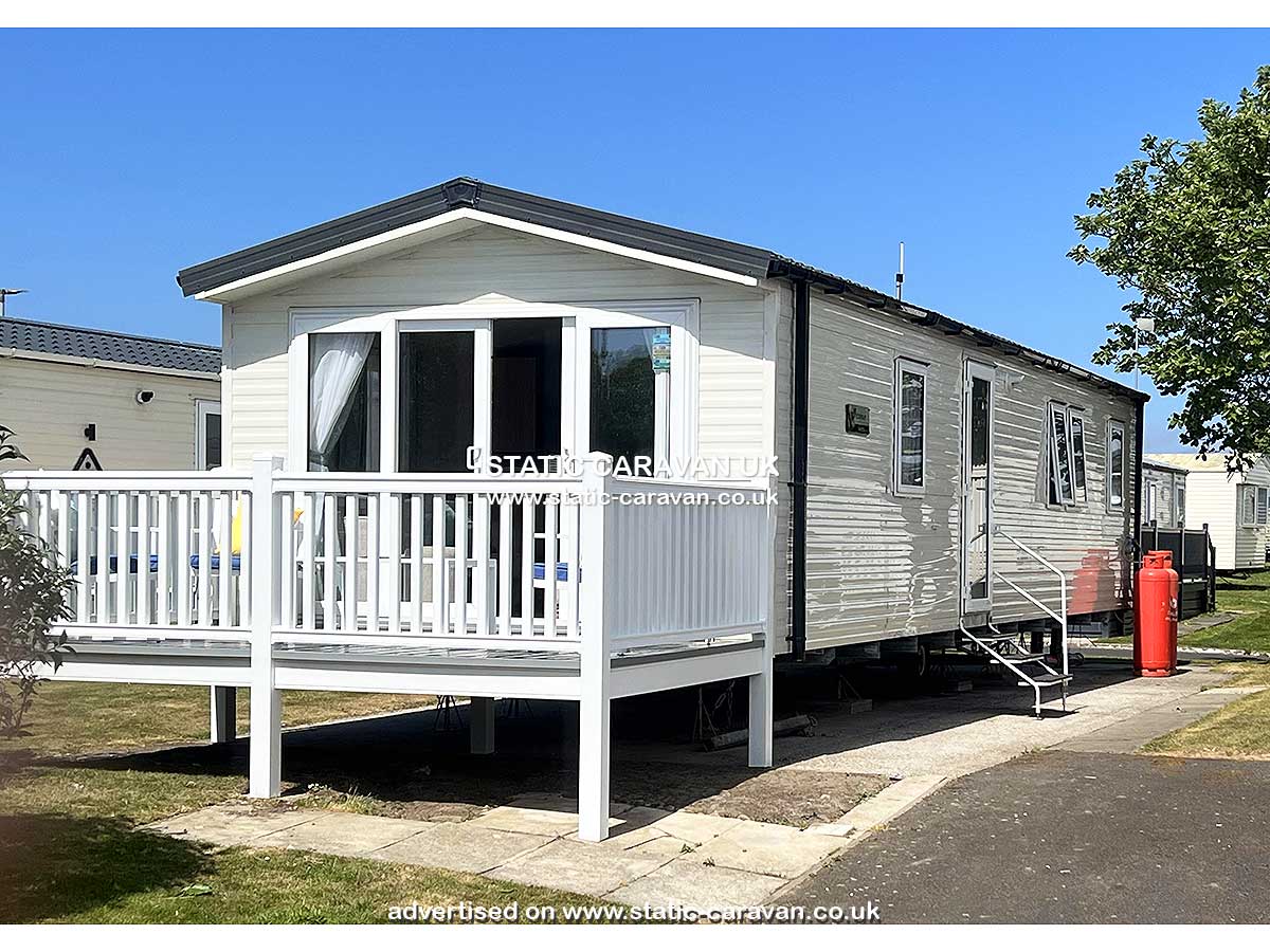 Caravan holiday rental Lighthouse View at Whitley Bay, Tyne and Wear