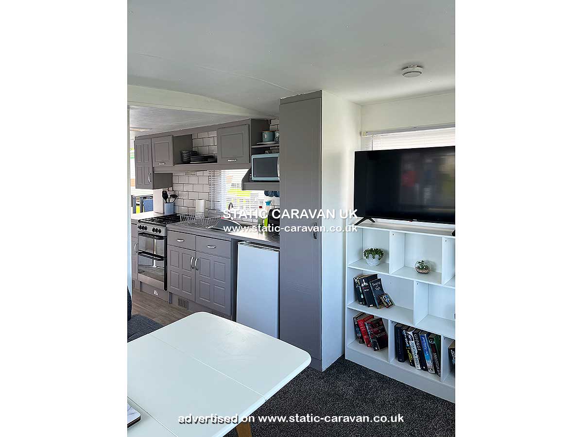 Caravan for hire 77 at Sandsgate, Hemsby, Great Yarmouth, Norfolk