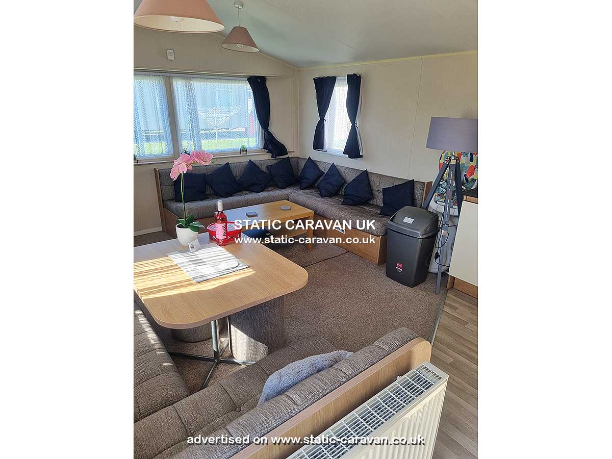 Caravan for hire Birch 69 at Trecco Bay, Porthcawl, Bridgend, South Wales