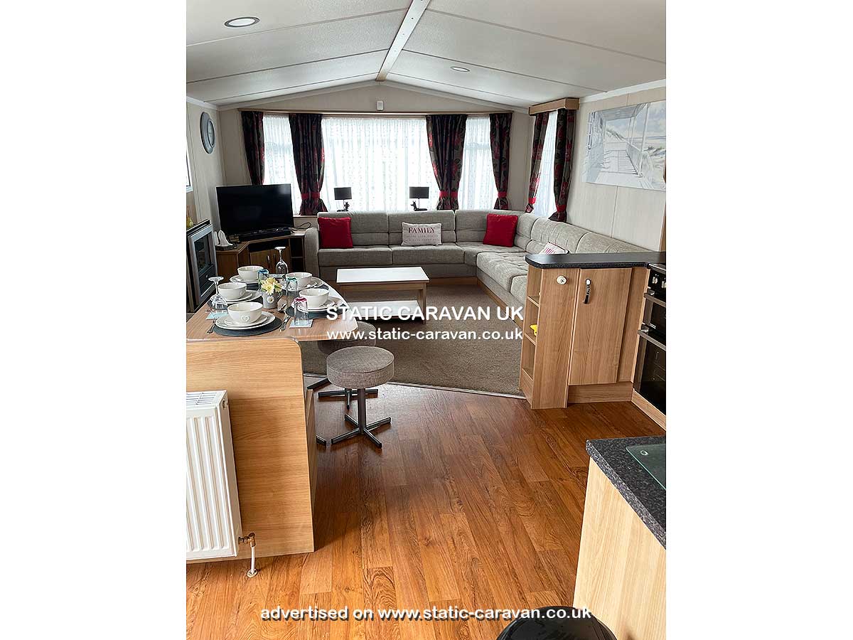 Caravan for hire Harley Mead 78 at Combe Haven, St Leonards on Sea, Hastings, East Sussex