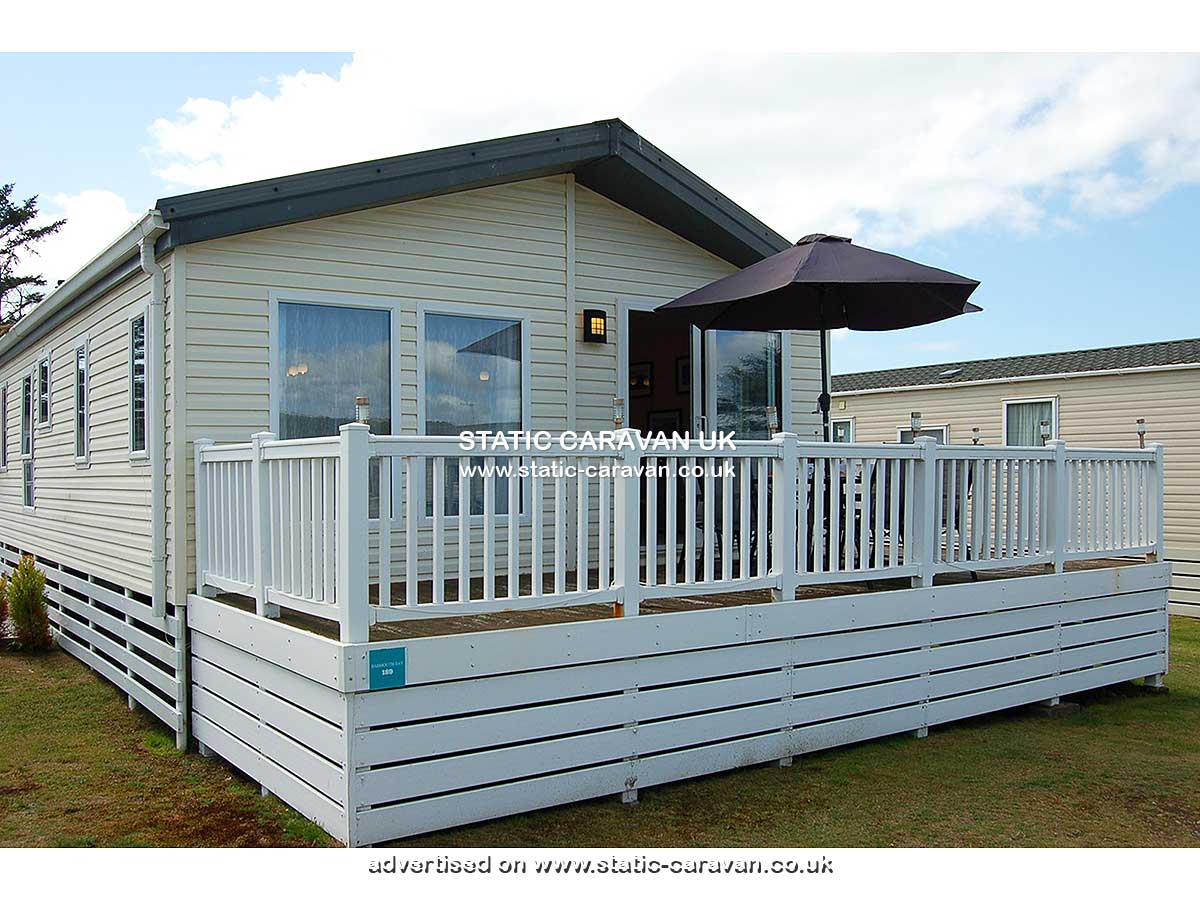 Caravan holiday rental Morannedd Lodge at Barmouth Bay, Tal-y-bont, Gwynedd, West Wales