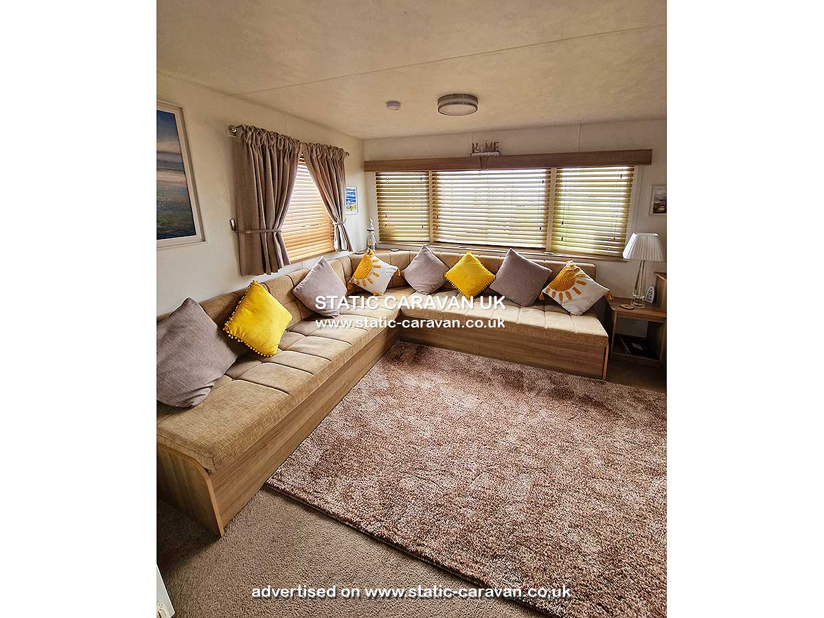 Caravan holiday rental Joannes Family Caravan at Seldons Golden Gate, Towyn, Conwy, North Wales