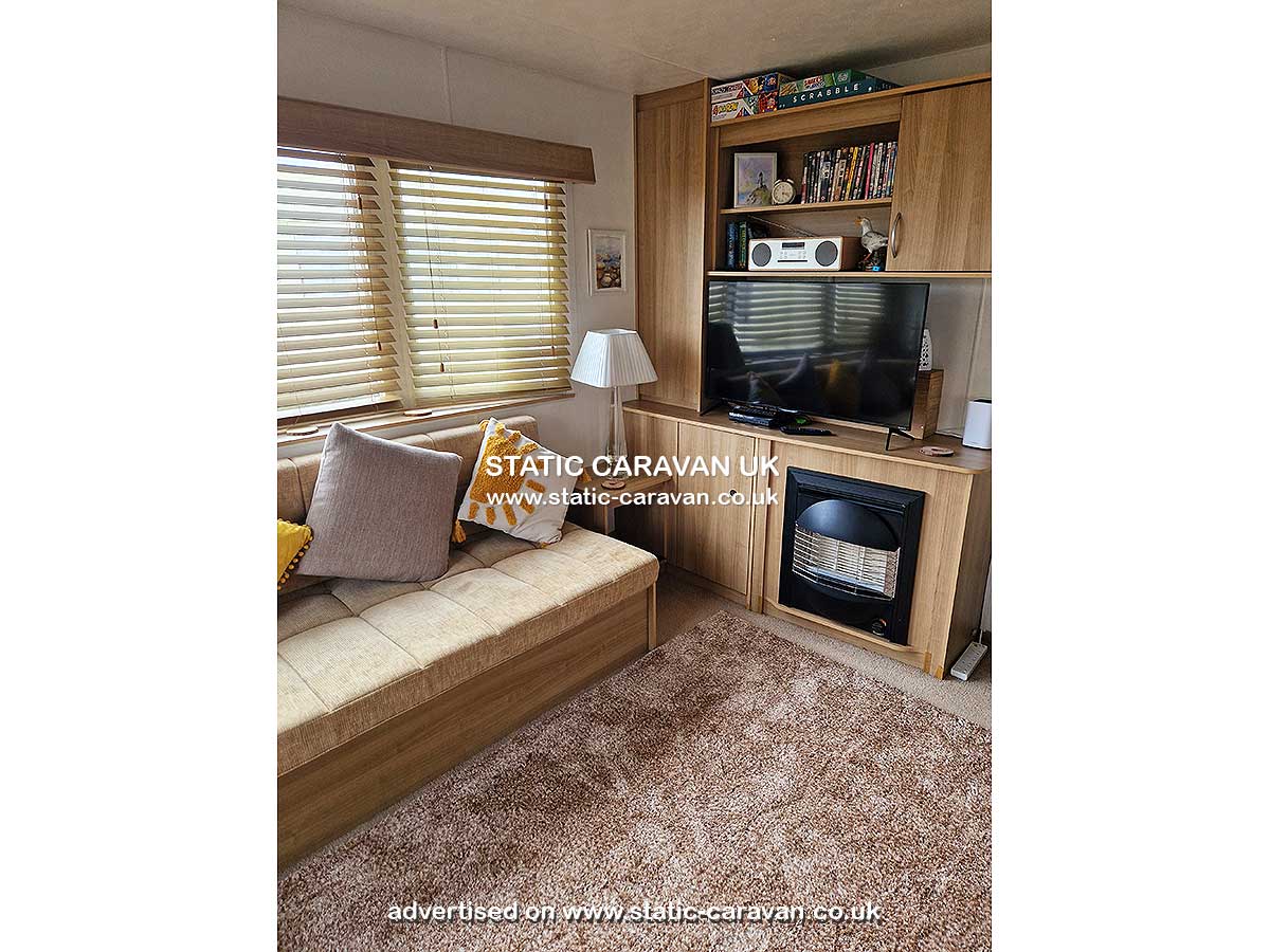 Caravan holiday rental Joannes Family Caravan at Seldons Golden Gate, Towyn, Conwy, North Wales