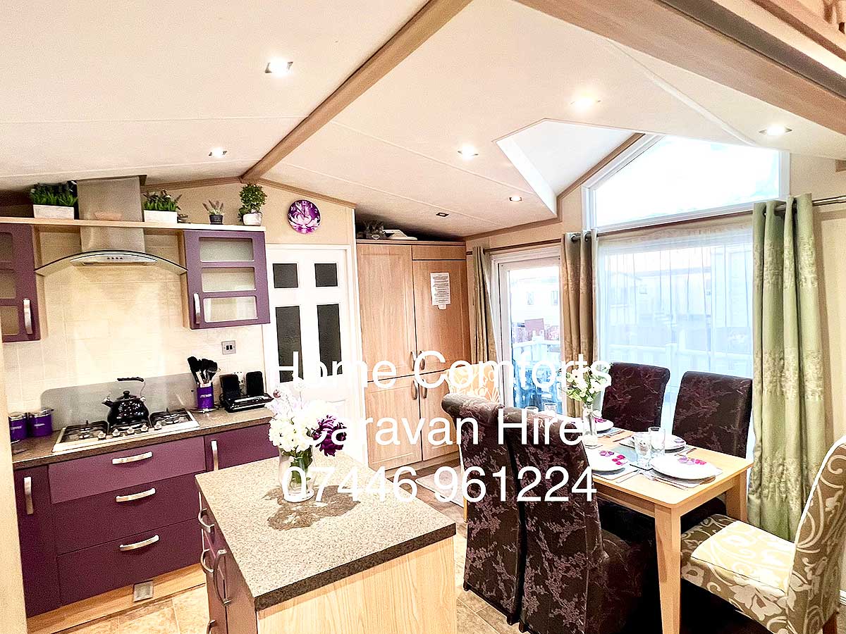 Caravan for hire 118 at Seldons Golden Gate, Towyn, Conwy, North Wales