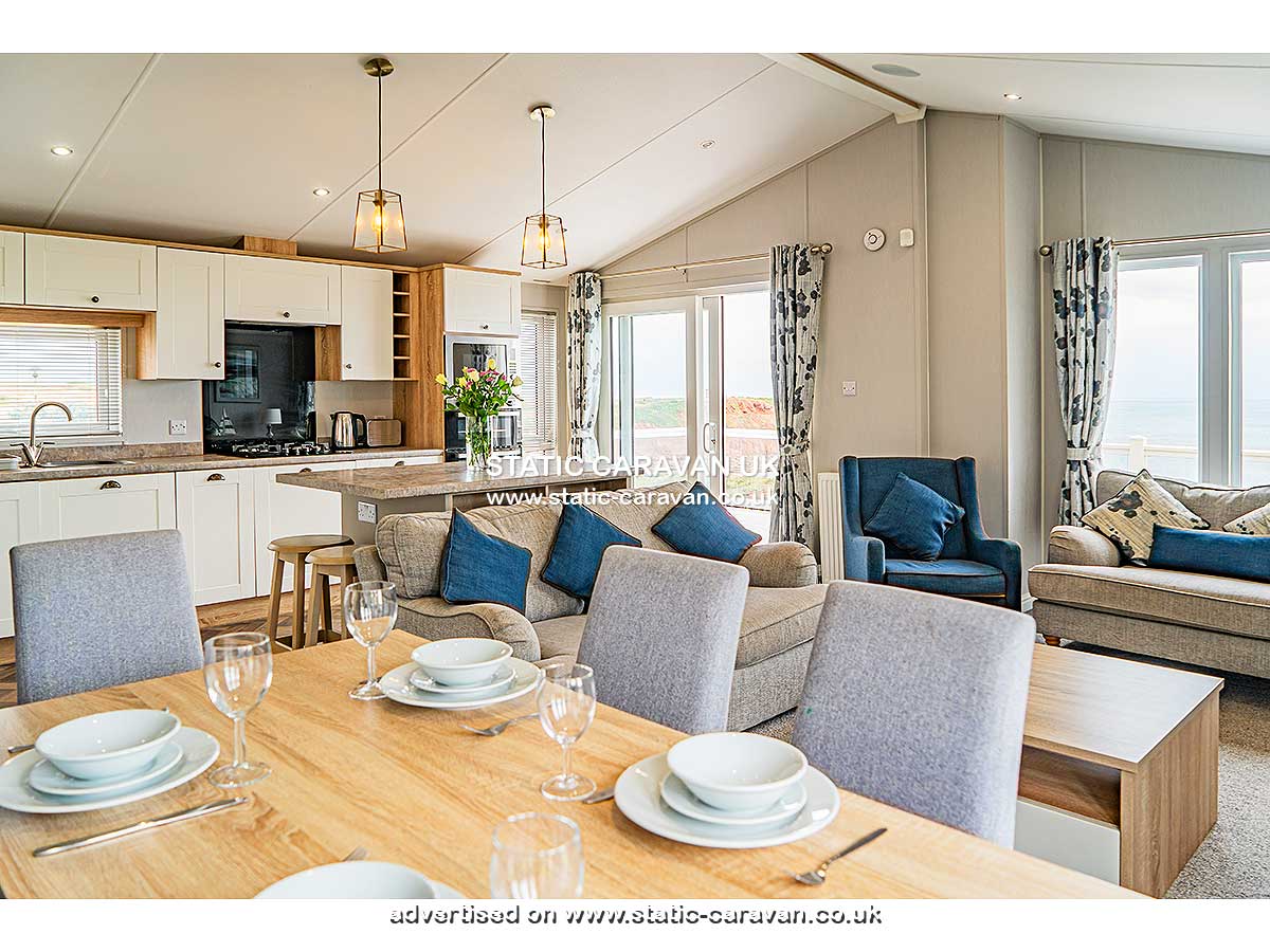 Caravan for hire 5 Willows at Devon Cliffs, Sandy Bay, Exmouth, Devon