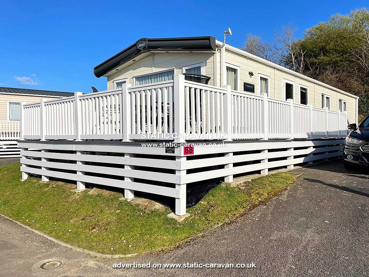 Caravan holiday rental Redcliffe at Bowleaze Cove, Weymouth, Dorset