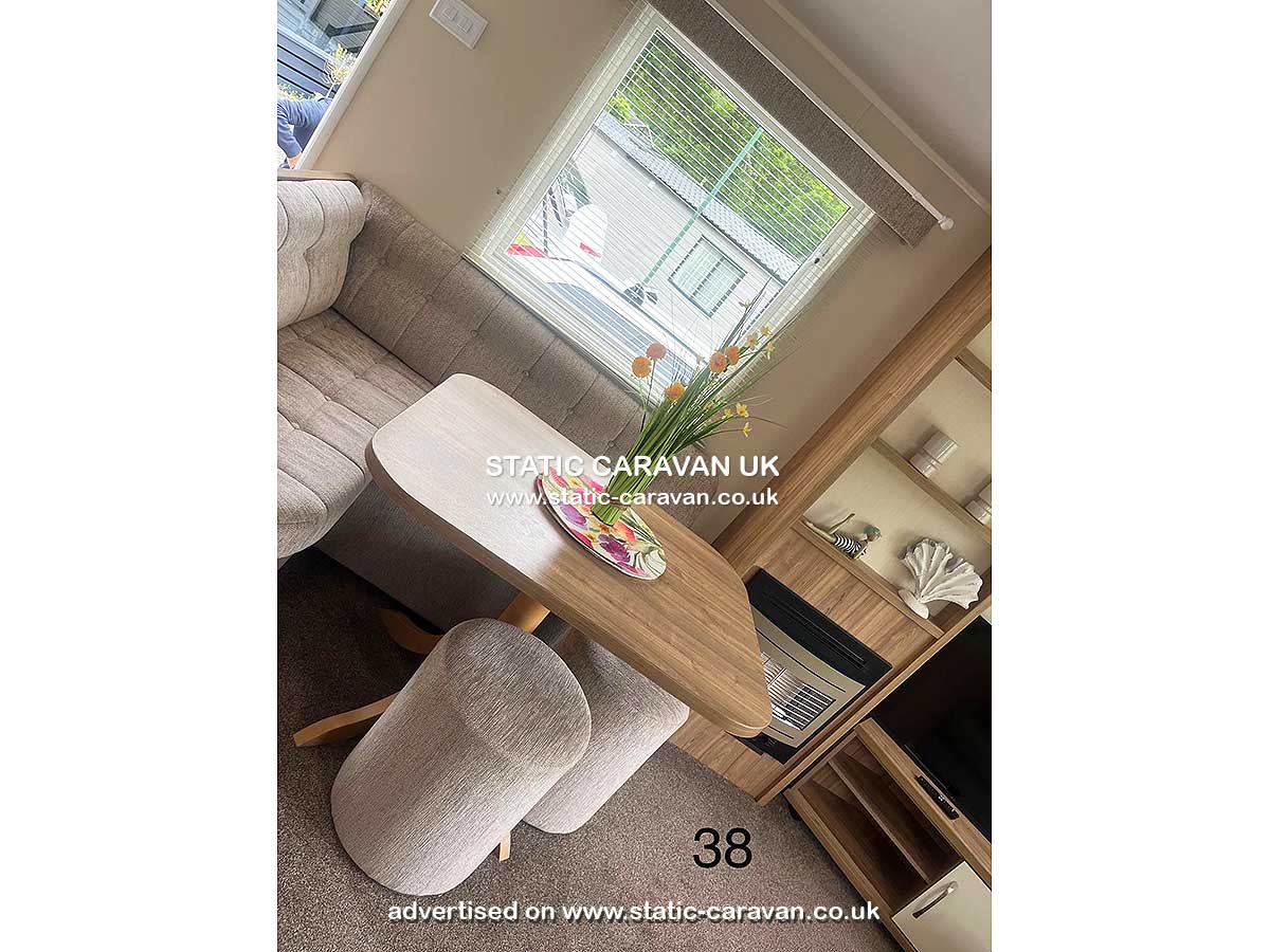 Caravan for hire 38 The Green at Aberdunant Hall, Porthmadog, Gwynedd, North Wales