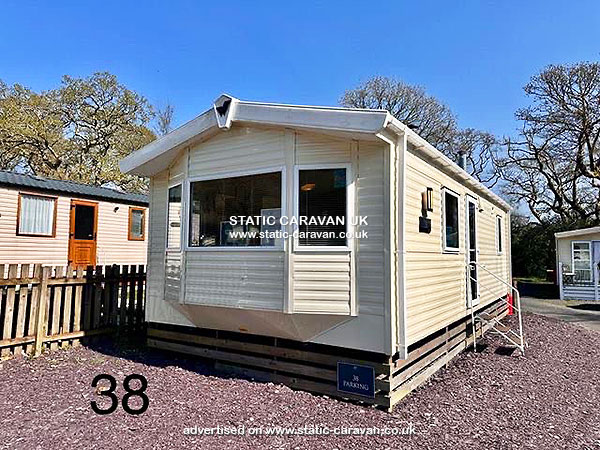 Caravan for hire 38 The Green at Aberdunant Hall, Porthmadog, Gwynedd, North Wales