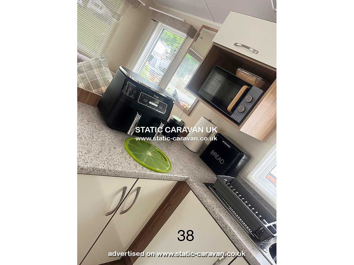 Caravan for hire 38 The Green at Aberdunant Hall, Porthmadog, Gwynedd, North Wales