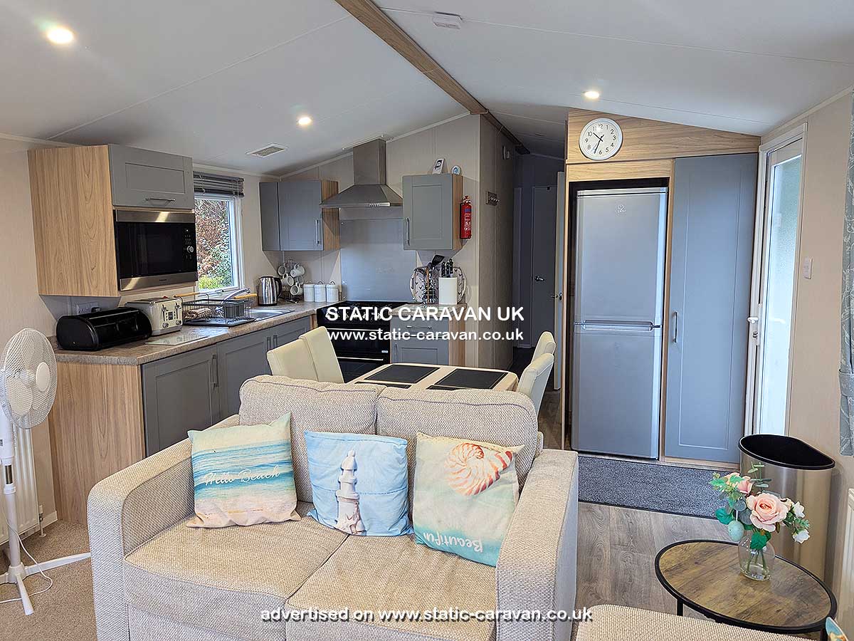 Caravan for hire Ystwyth 26 at Brynowen, Borth, Nr Aberystwyth, Ceredigion, West Wales