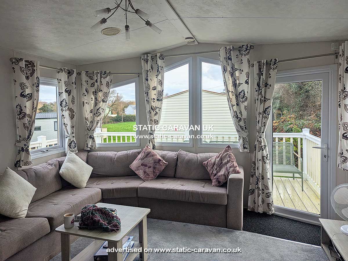 Static Caravan for hire at Monmouth 6, Brynowen, Borth, Nr Aberystwyth, Ceredigion, West Wales