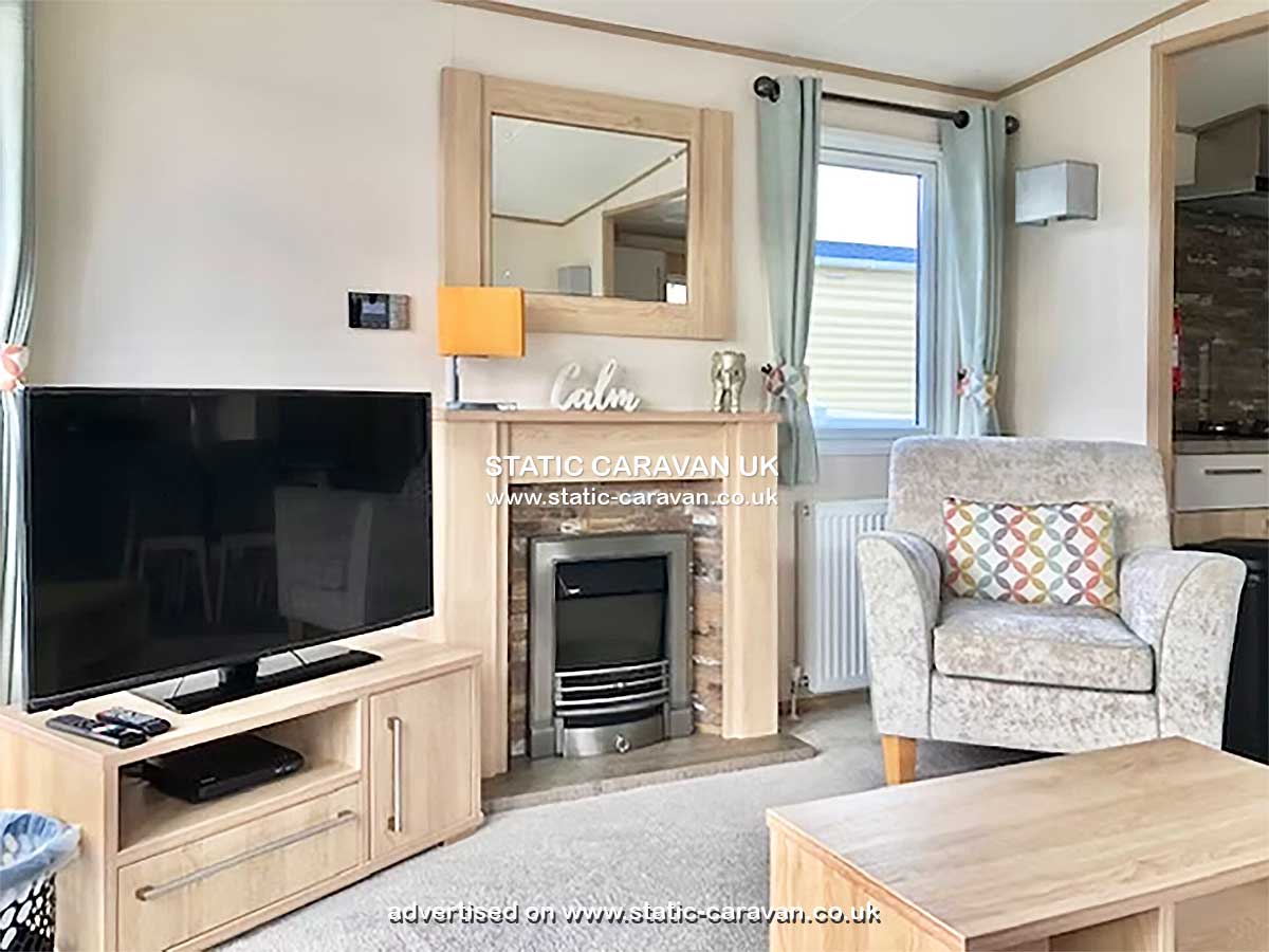 Caravan for hire Laburnham at Cala Gran, Fleetwood, Blackpool, Lancashire