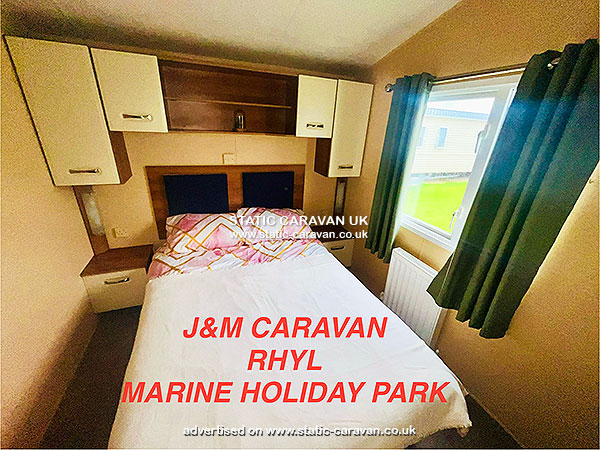 Caravan for hire John’s Holiday Home at Marine Park, Rhyl, Denbighshire, North Wales