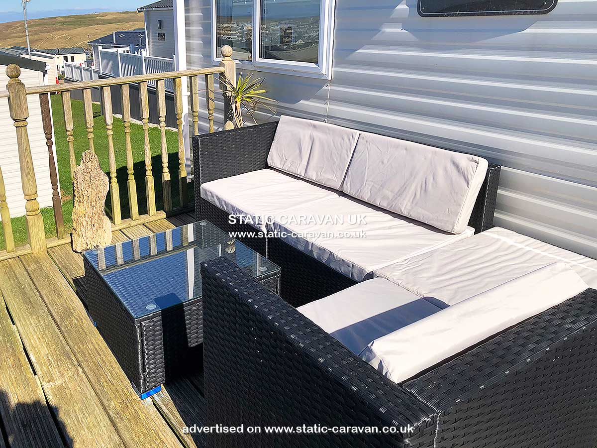 Caravan for hire Padstow 9 at Liskey Hill, Perranporth, Cornwall