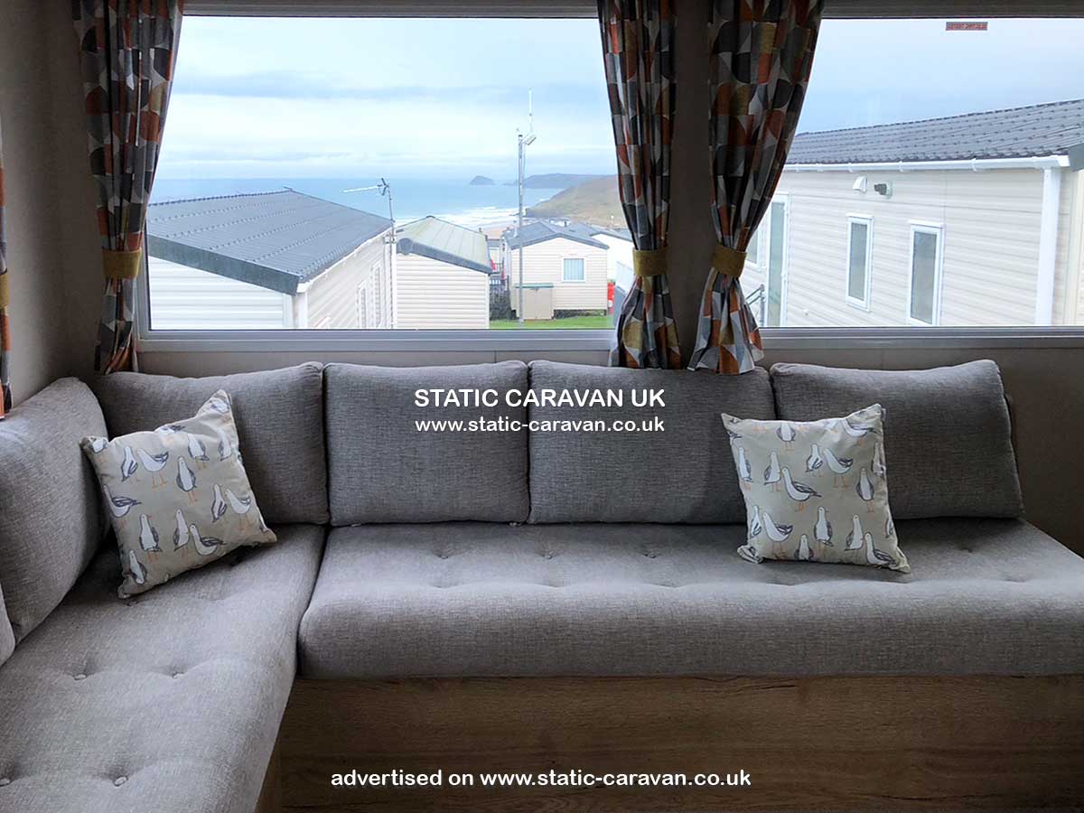 Caravan for hire Padstow 9 at Liskey Hill, Perranporth, Cornwall