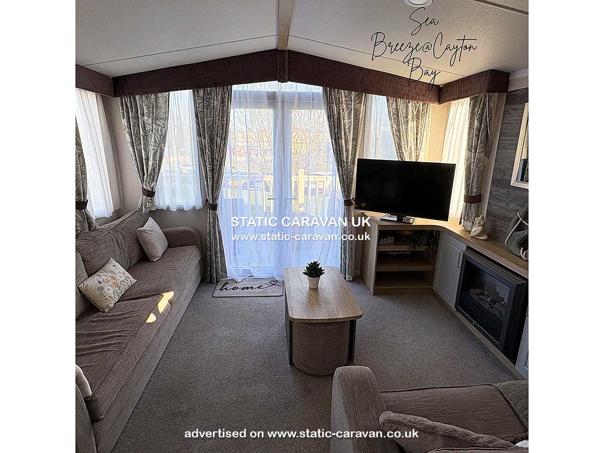 Caravan holiday rental Cedar 2 at Cayton Bay, Scarborough, North Yorkshire