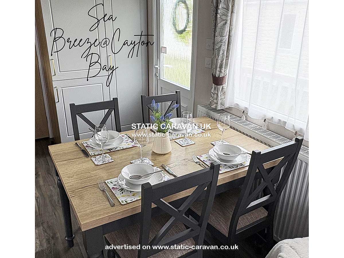 Caravan for hire Cedar 2 at Cayton Bay, Scarborough, North Yorkshire