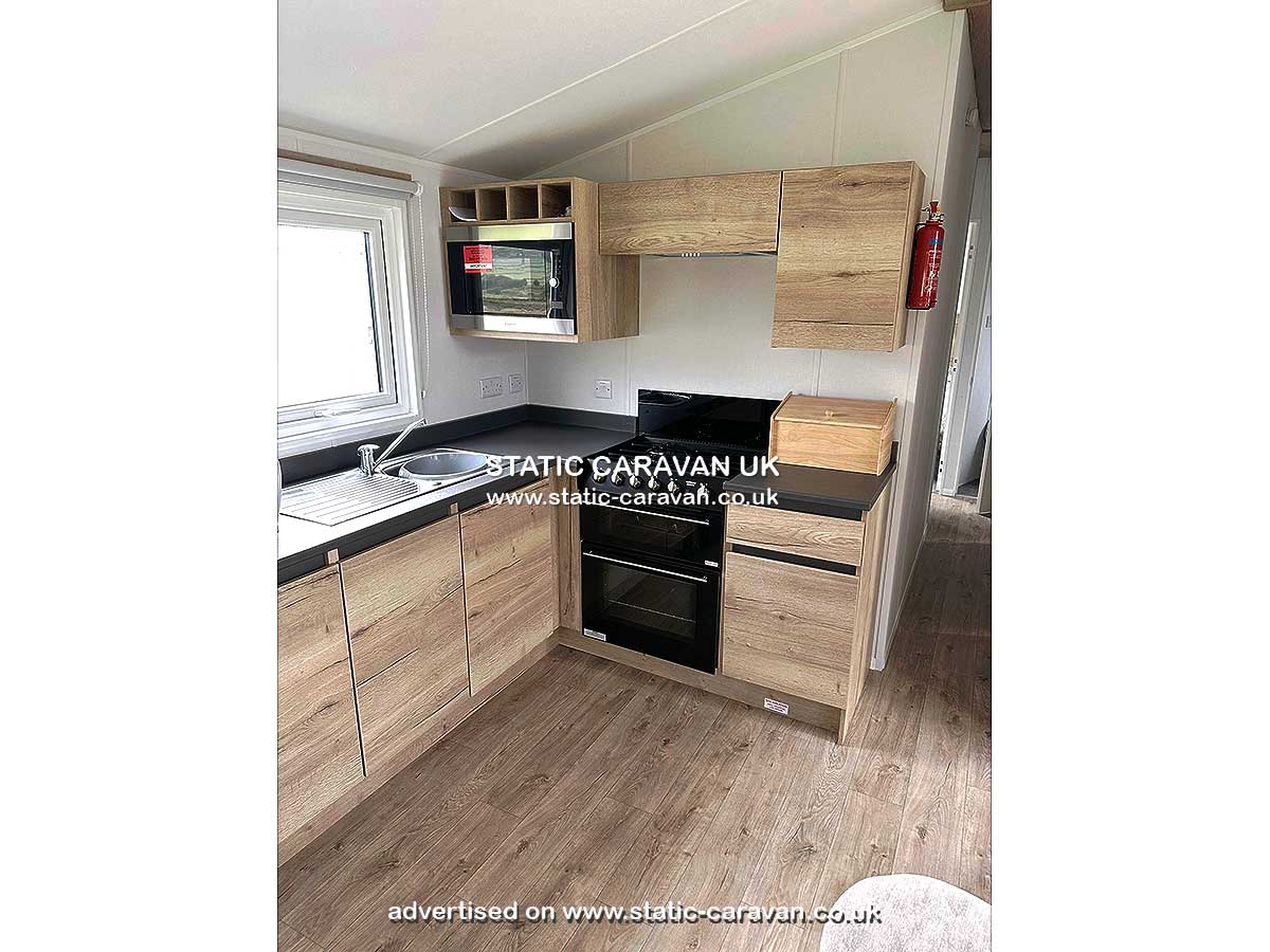 Caravan for hire Mountain View 22 at Lyons Sunnysands, Tal-y-bont, Barmouth, Gwynedd, West Wales