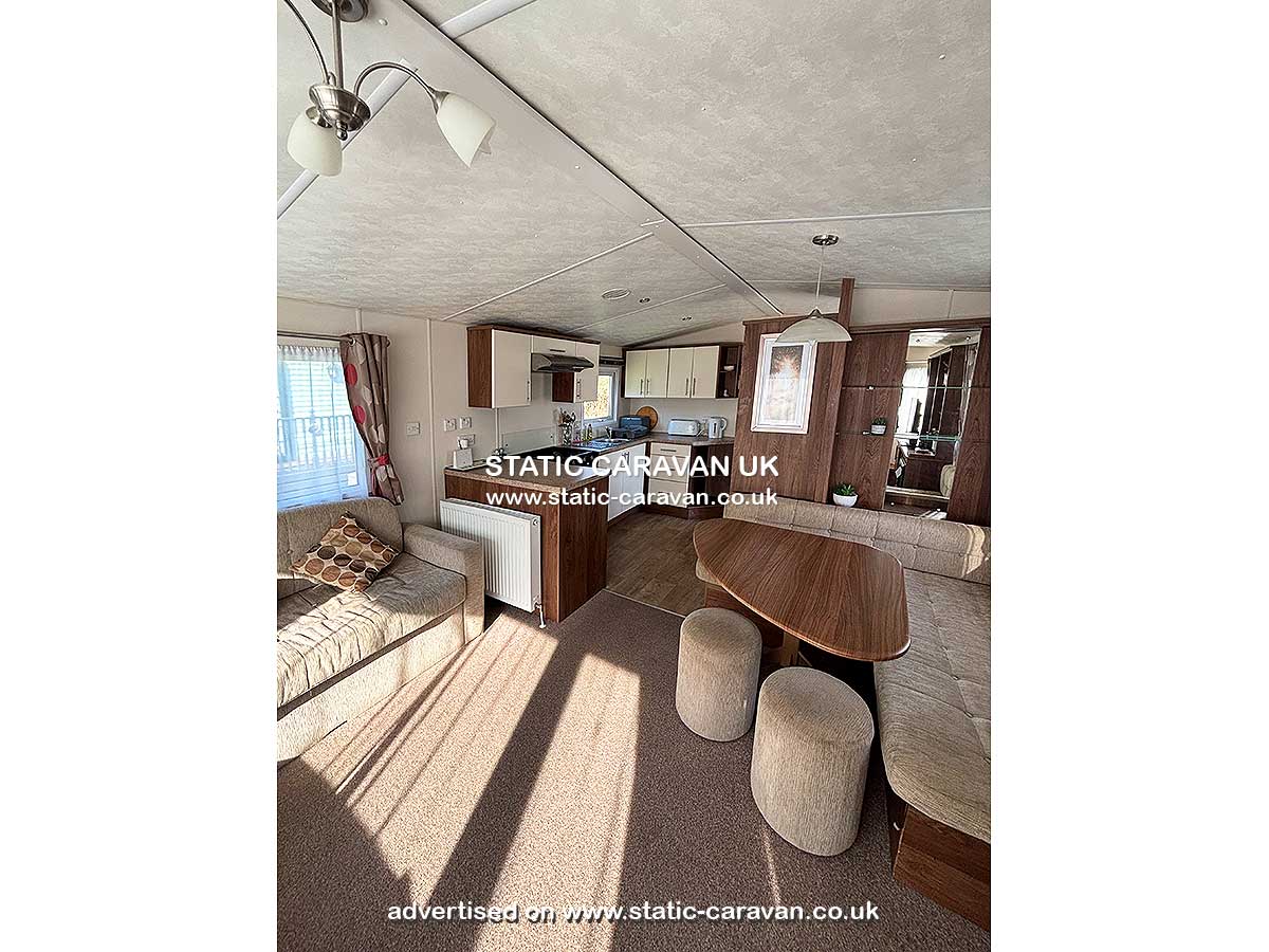 Static Caravan for hire at T1, Clarach Bay, Aberystwyth, Ceredigion, West Wales