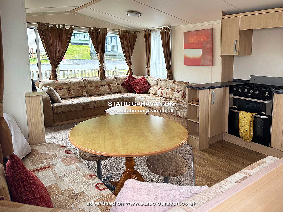 Static Caravan for hire at G1, Clarach Bay, Aberystwyth, Ceredigion, West Wales