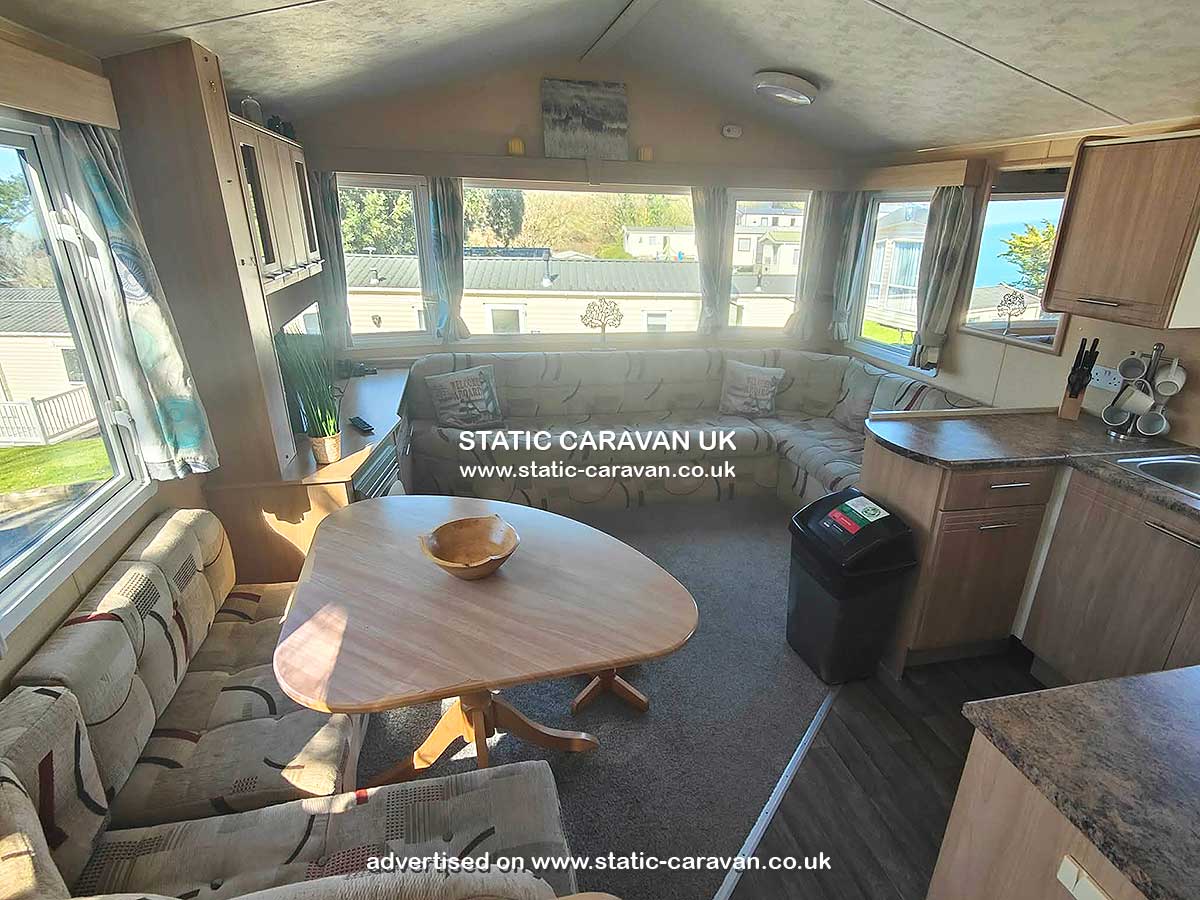 Caravan for hire 53 at Combe Martin Beach, Combe Martin, Nr Ilfracombe, North Devon