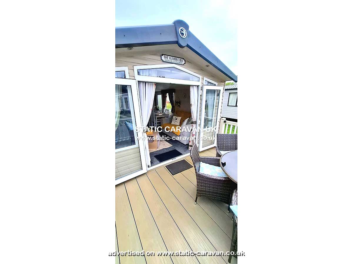 Caravan for hire The Humble Bee at Cleethorpes Beach (formerly Thorpe Park), Lincolnshire