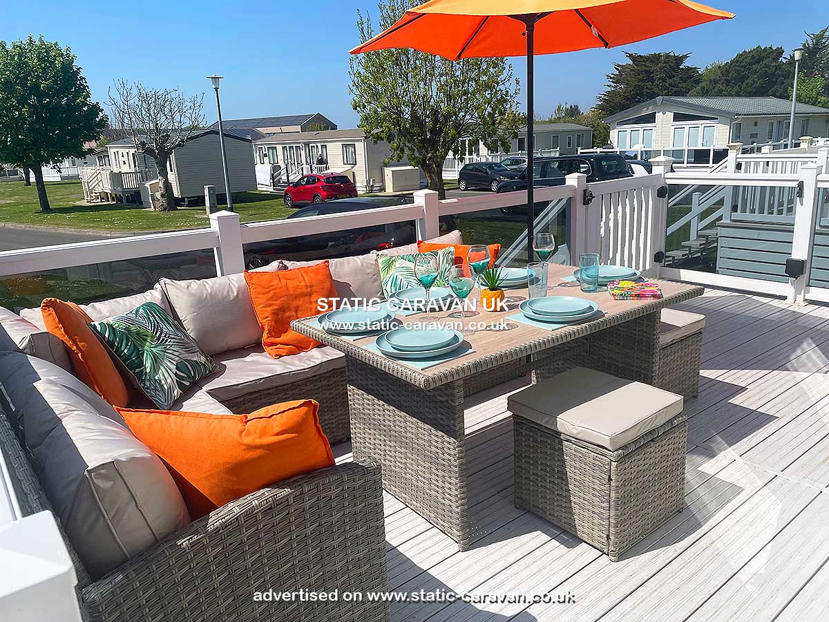 Static Caravan for hire at XX24, Hoburne Park, Christchurch, Nr Bournemouth, Dorset