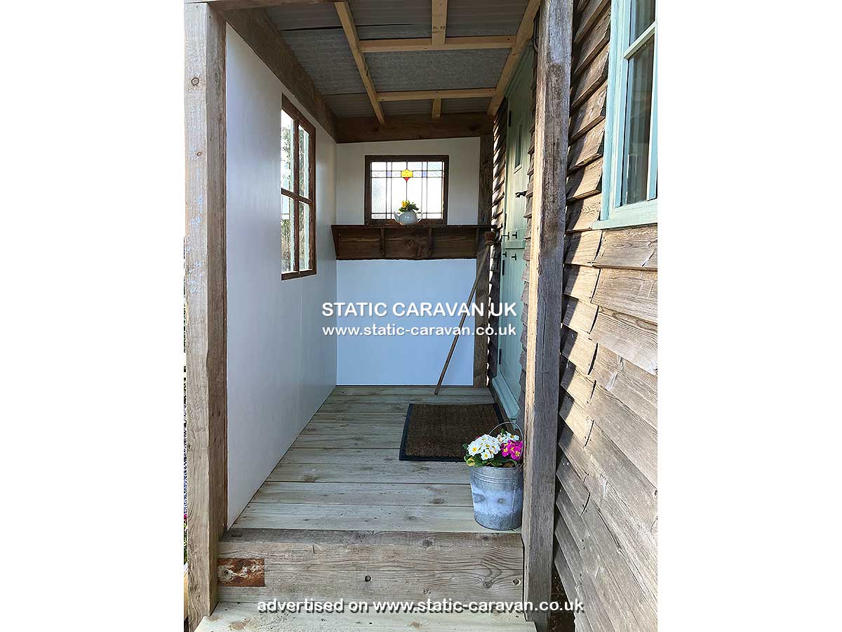 Caravan for hire Erw at Erw Farm, Rhostryfan, Caernarfon, Gwynedd, North Wales
