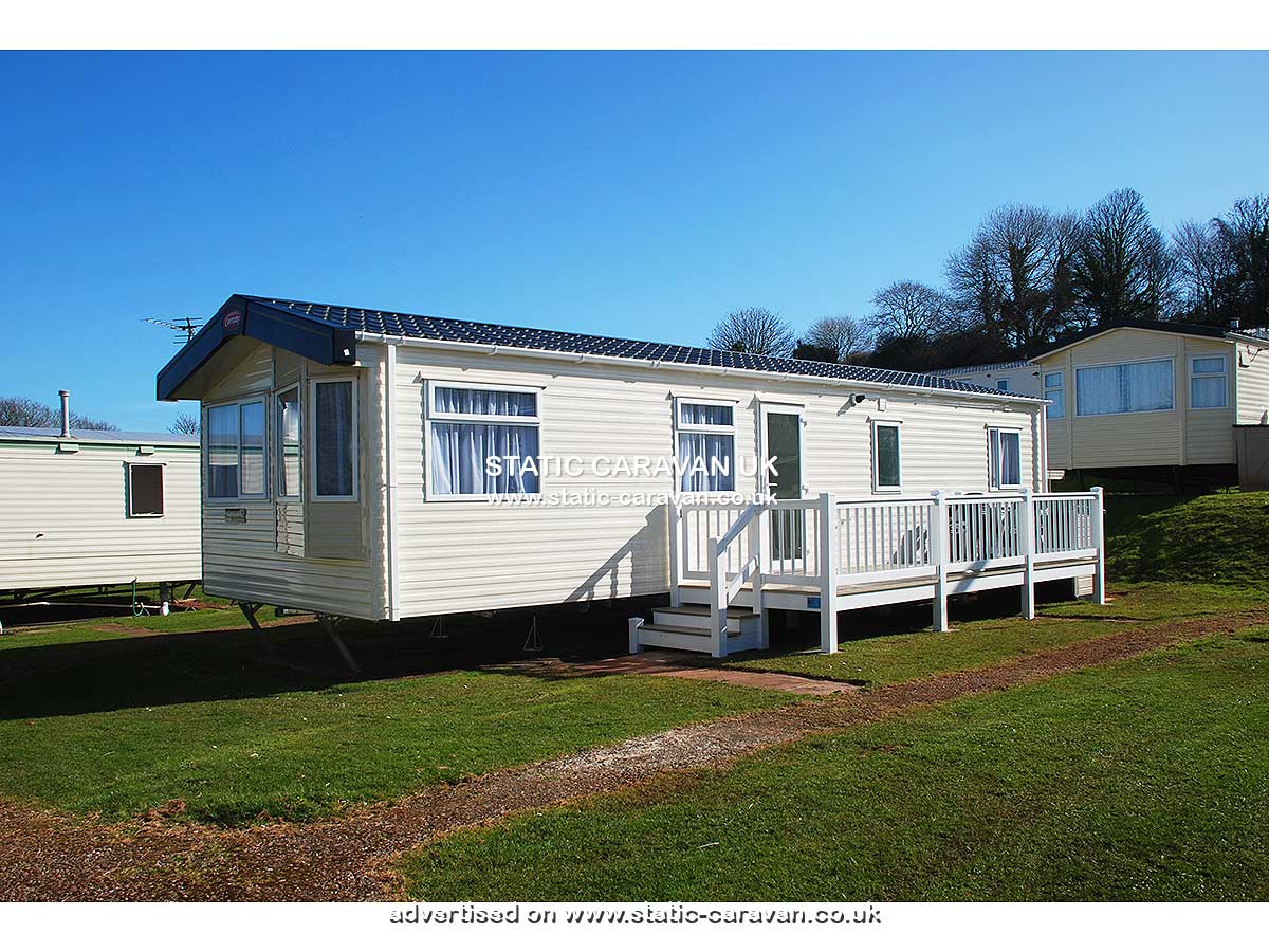Caravan holiday rental A14 at South Bay, Brixham, Nr Paignton, Devon