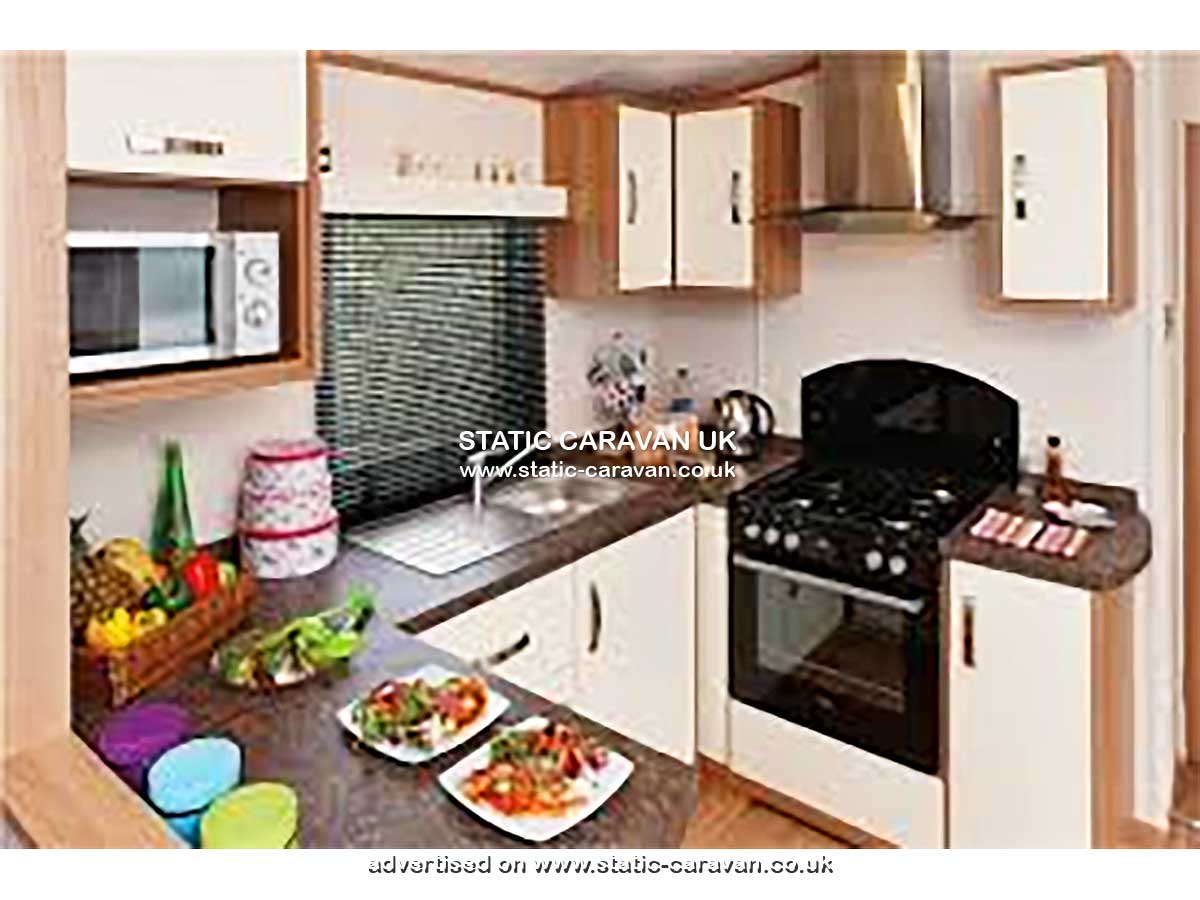 Caravan for hire A14 at South Bay, Brixham, Nr Paignton, Devon