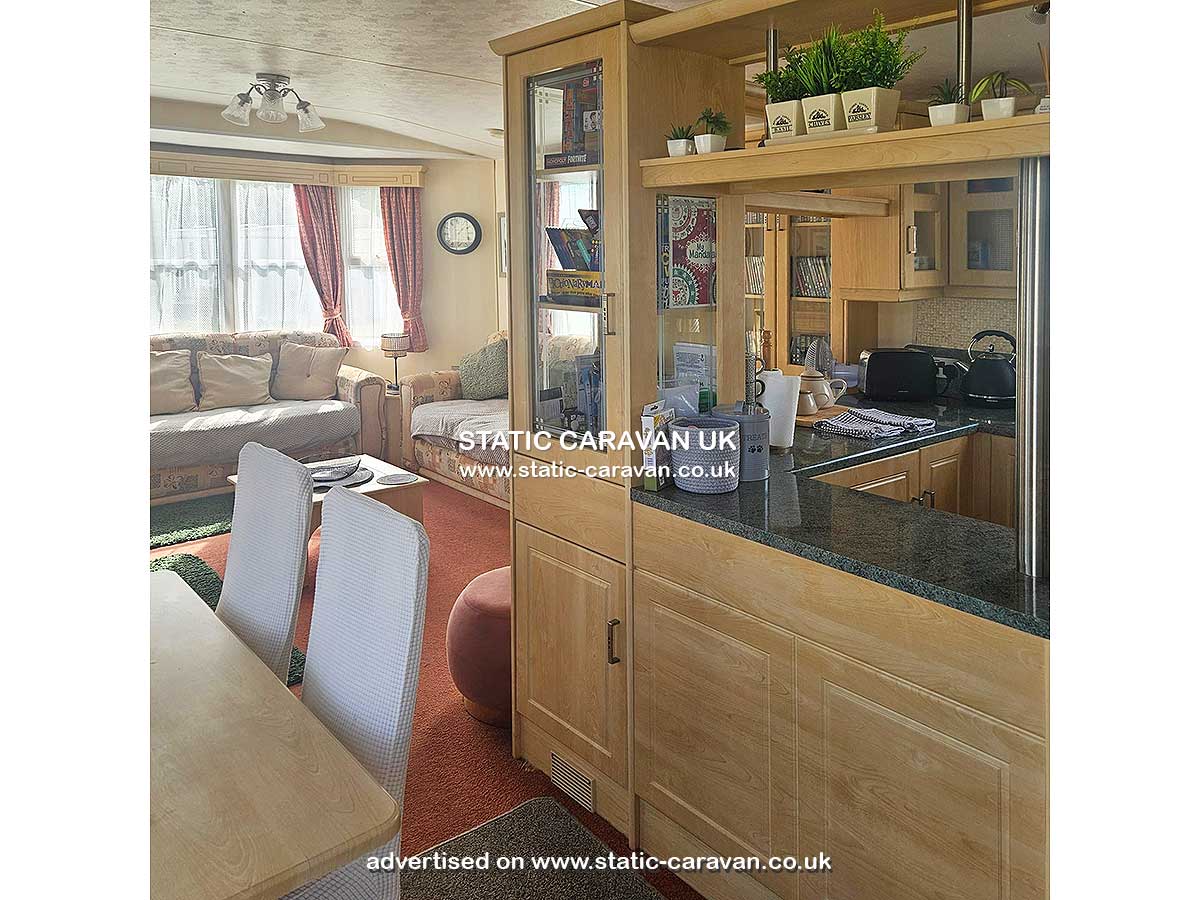 Caravan for hire D18 at Towervans Holiday Park, Mablethorpe, Lincolnshire