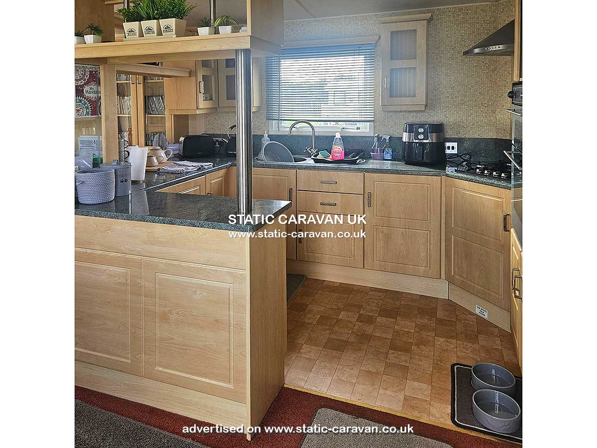 Caravan for hire D18 at Towervans Holiday Park, Mablethorpe, Lincolnshire