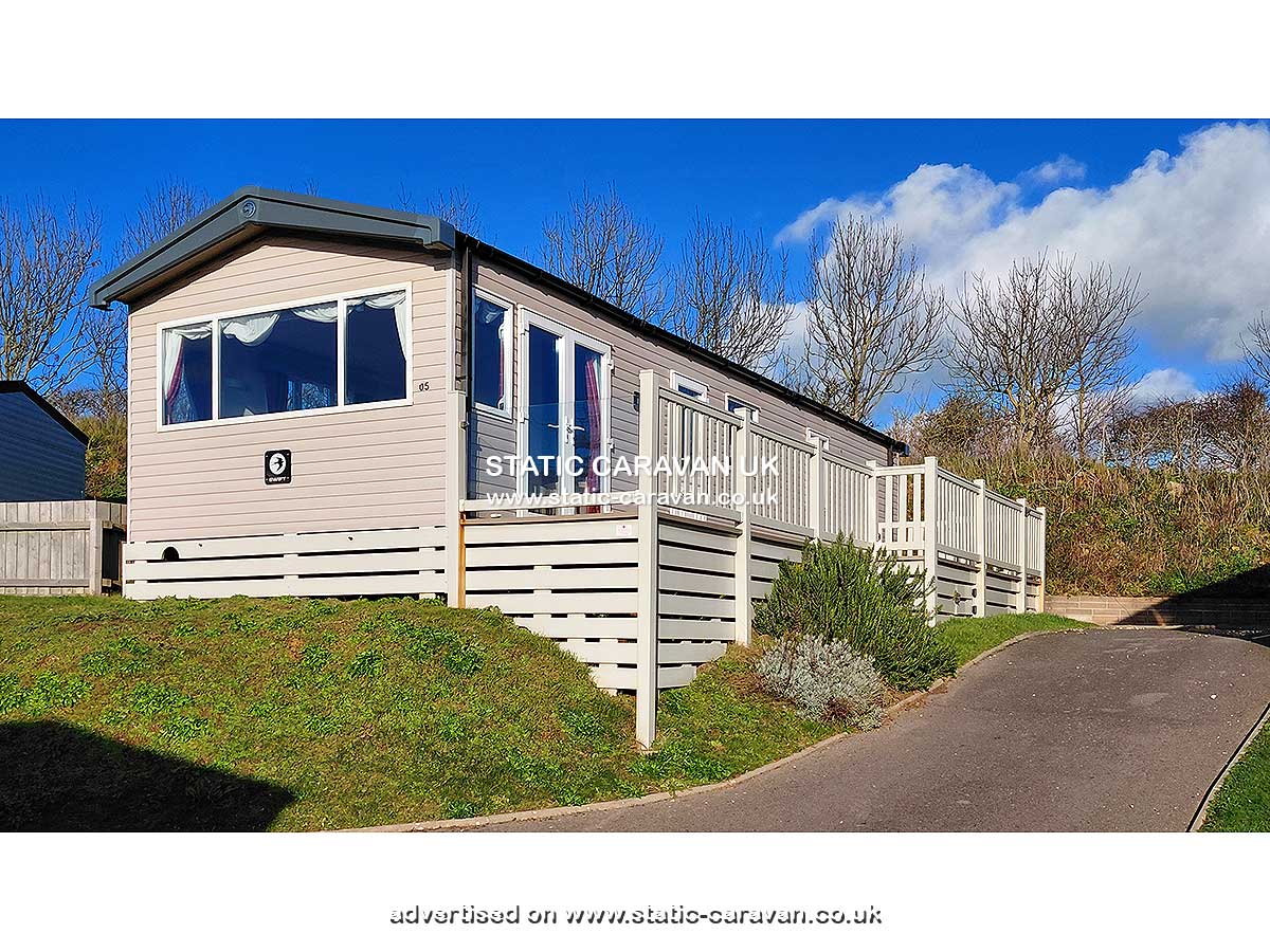 Static Caravan for hire at Driftwood Pitch SO05, Freshwater Beach, Bridport, Dorset