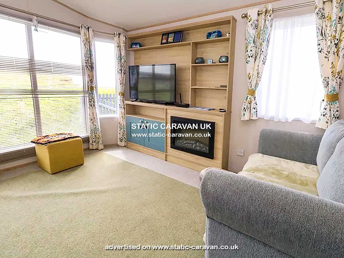 Caravan for hire A7 at Freshwater Beach, Bridport, Dorset