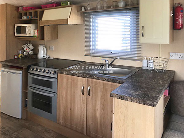 Caravan for hire 30 at The Gap, East Runton, Cromer, Norfolk