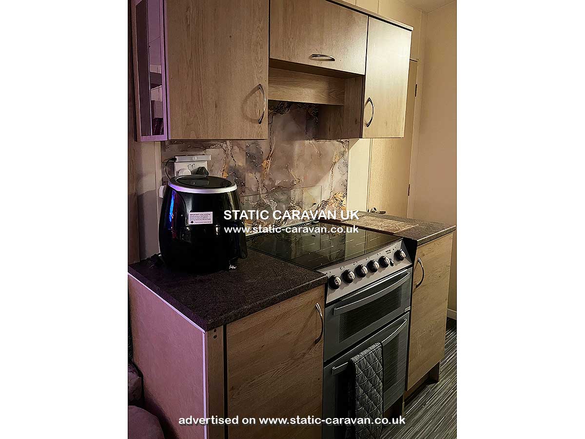 Caravan for hire FSA 33 at Golden Sands, Kinmel Bay, Rhyl, Denbighshire, North Wales