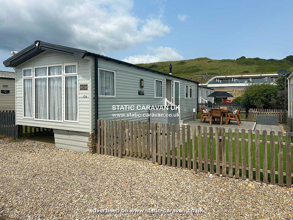Caravan holiday rental C4 at Freshwater Beach, Bridport, Dorset