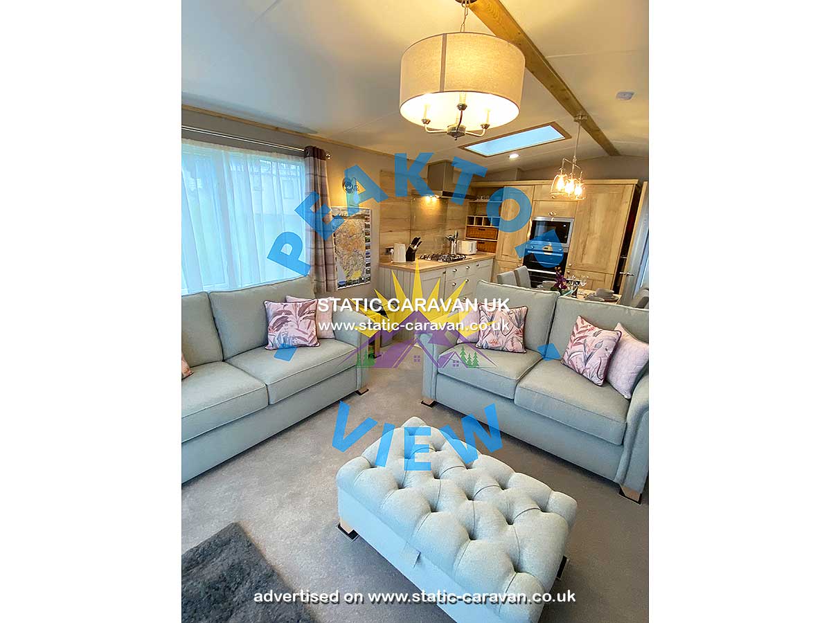 Caravan for hire Peaktop View at Grasmoor View Holiday Park, Workington, Cumbria