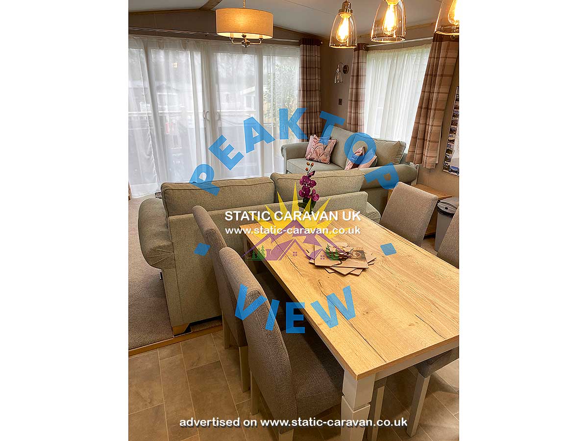 Caravan for hire Peaktop View at Grasmoor View Holiday Park, Workington, Cumbria