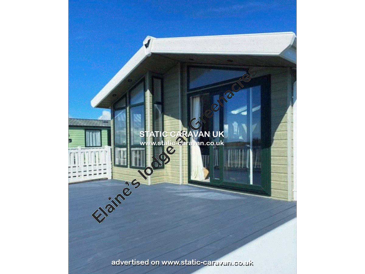 Caravan holiday rental Glaslyn 48 at Greenacres, Porthmadog, Gwynedd, North Wales