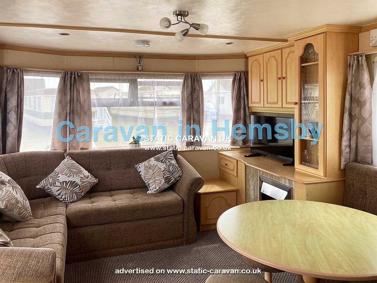 Caravan holiday rental A13 at Long Beach Park, Hemsby, Great Yarmouth, Norfolk