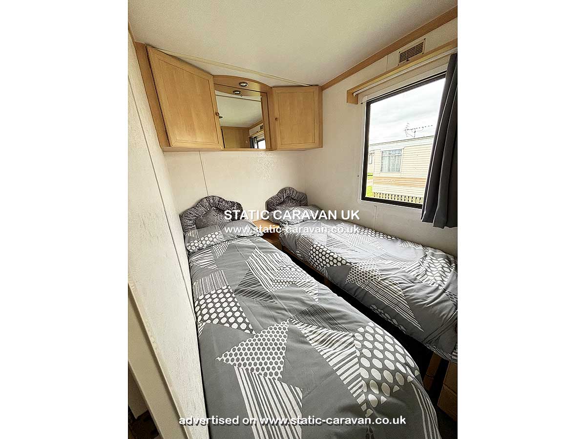 Caravan for hire A13 at Long Beach Park, Hemsby, Great Yarmouth, Norfolk