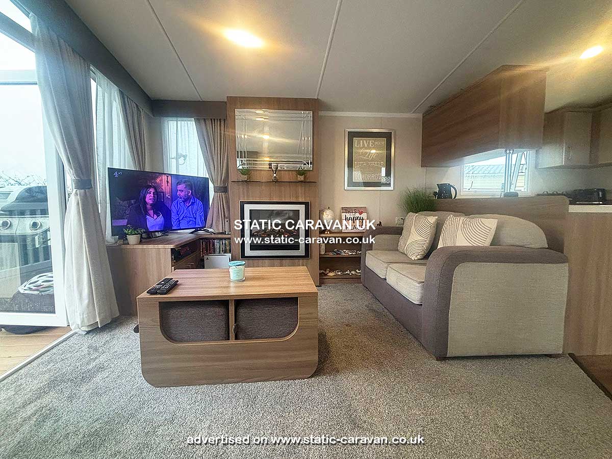 Caravan for hire Mountain View 51 at Hafan-Y-Mor, Pwllheli, Gwynedd, North Wales