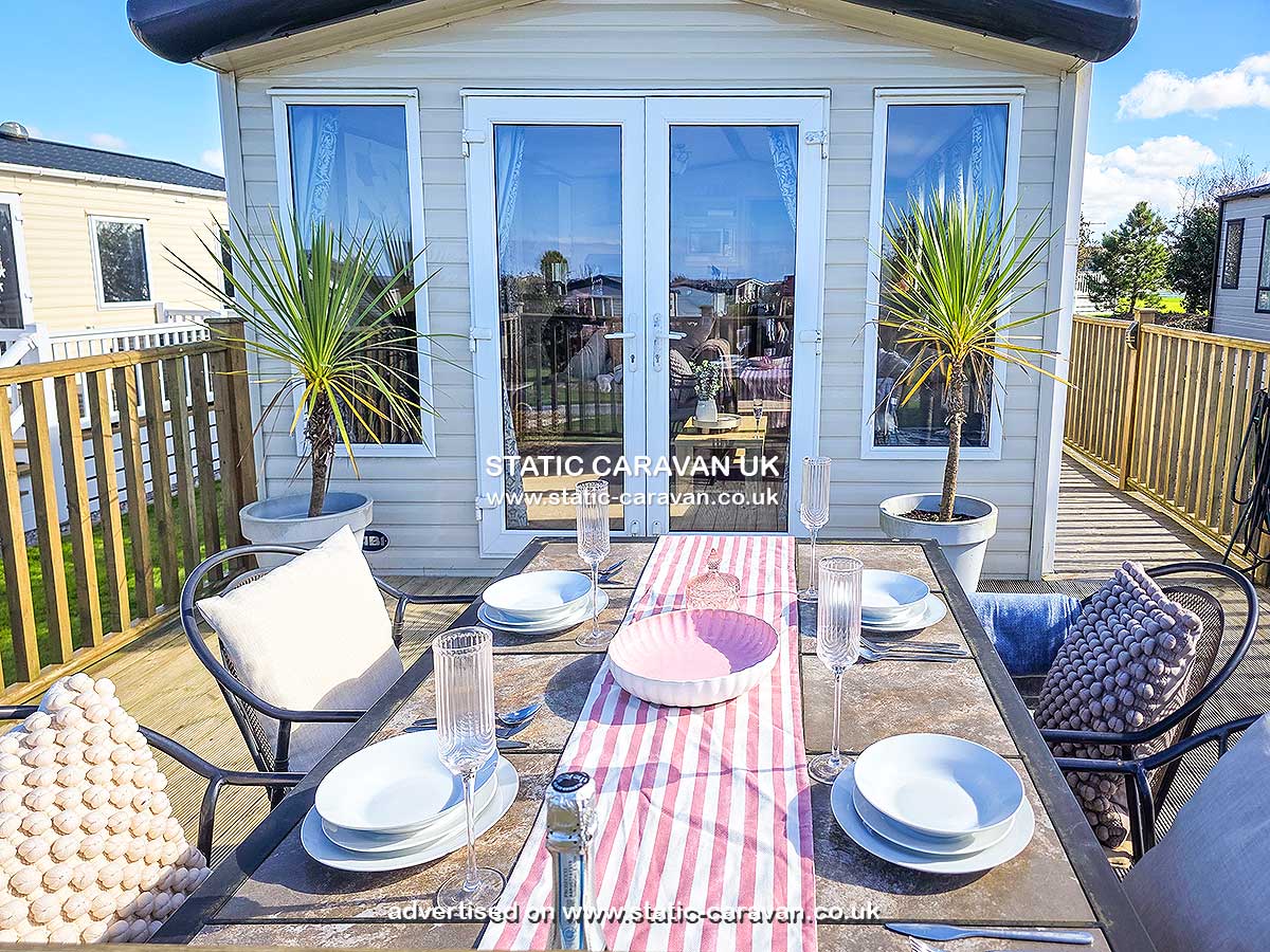 Caravan holiday rental Cornish Dream at Newperran Holiday Park, Hendra Croft, Goonhaven, Nr Newquay, Cornwall