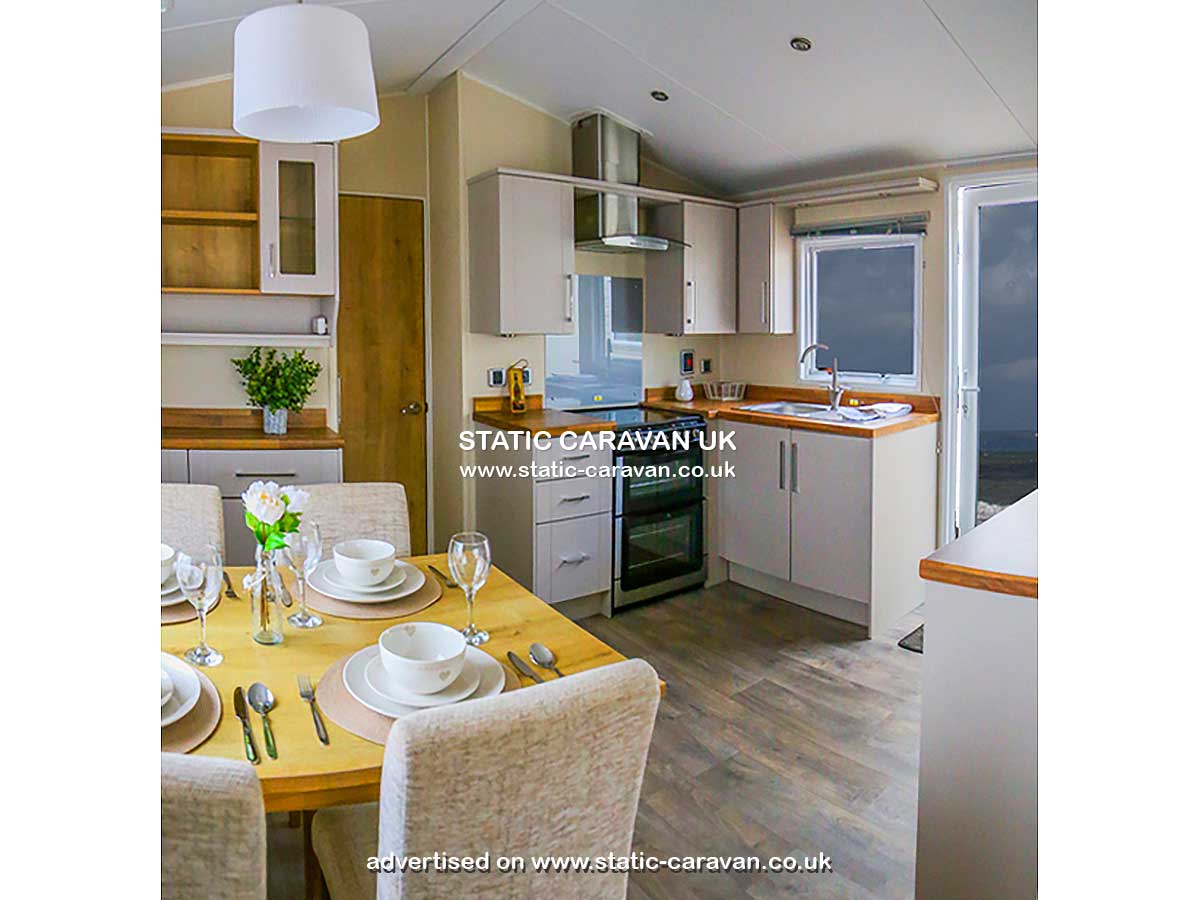Caravan for hire CS63 at Hoburne Naish, New Milton, Hampshire