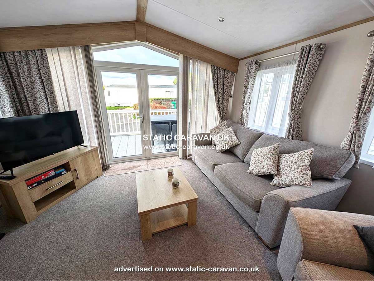Caravan holiday rental Orchid at Hoburne Park, Christchurch, Nr Bournemouth, Dorset