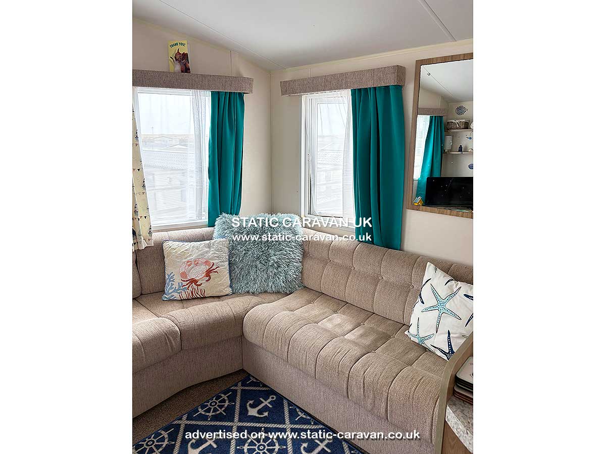 Caravan for hire F10 at Freshwater Beach, Bridport, Dorset