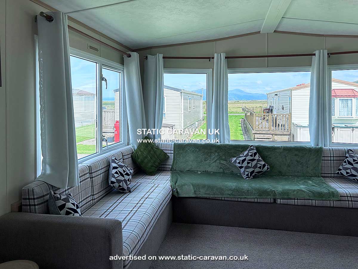 Static Caravan for hire at 28 Captains Lane, Sunbeach, Llwyngwril, Nr Barmouth, Gwynedd, West Wales