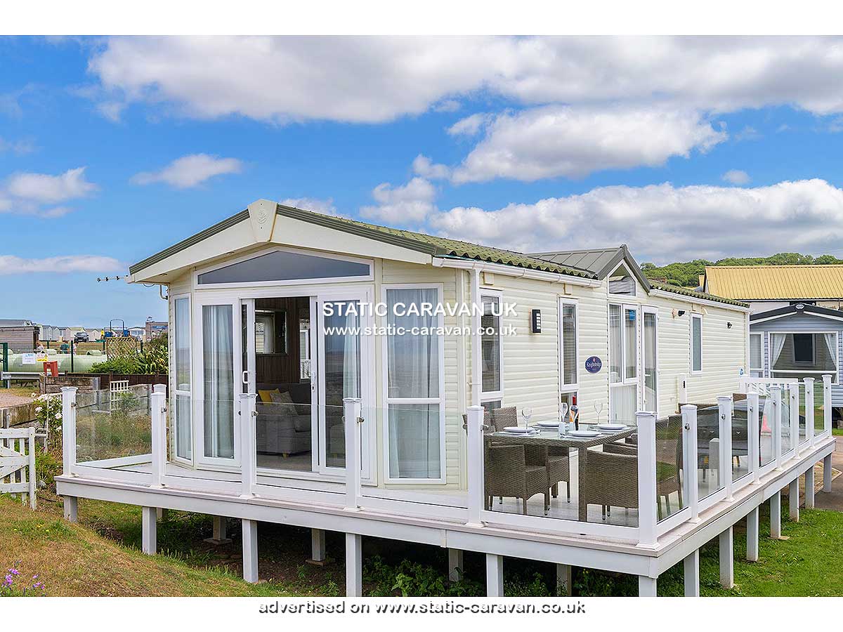 Caravan holiday rental 10 Waterside at Doniford Bay, Watchet, Nr Minehead, Somerset