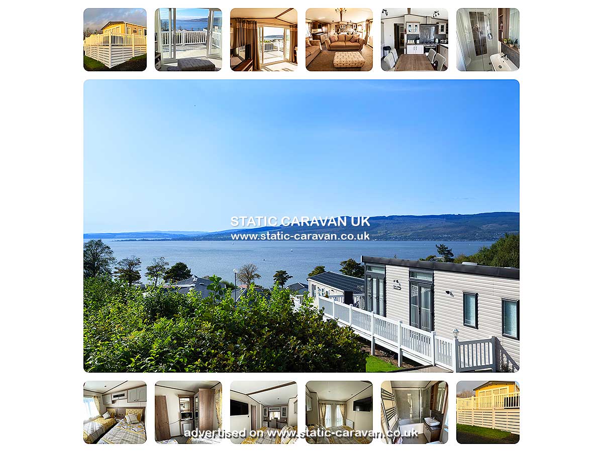 Caravan holiday rental 54 Manor Park (Beaumont) at Wemyss Bay, Renfrewshire, Scotland